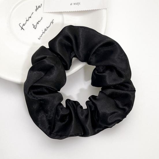 Hair Tie Adjustable Fit High Elasticity Smooth Satin Hair Band Soft Non-Irritating Scalp Hair Holder Daily Party Outing Hair Accessory