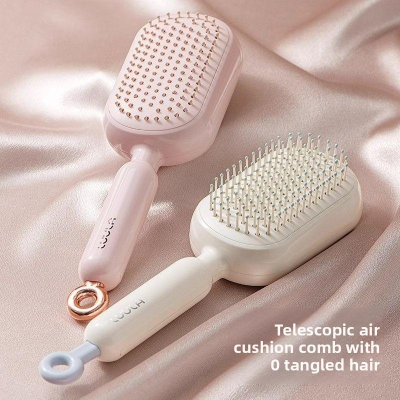 Meier Massage comb, cushion anti-static comb, cleansing & volumizing portable self-comb