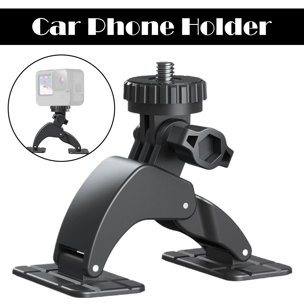 Car Mounted Magnetic Phone Holder Car Fixed Base Shooting Bracket For GoPro Sports Camera M9J8