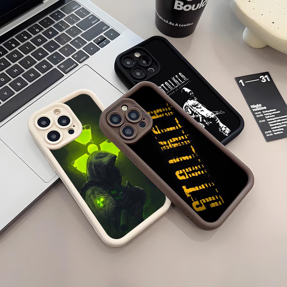 S-StalkerS Phone Case For IPhone 17 Air 16 E 15 14 Plus 13 12 11 Pro Max Silicone Soft Case
