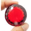 Natural Brazilian Red Color Topaz Round Cut 118+ Ct Fabulous Certified Gemstone