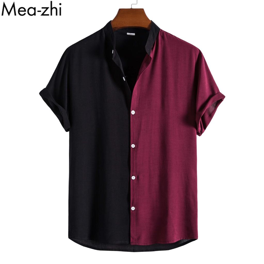 Купить Рубашки для мужчин Повседневные Повседневные Лето Короткий рукав ...