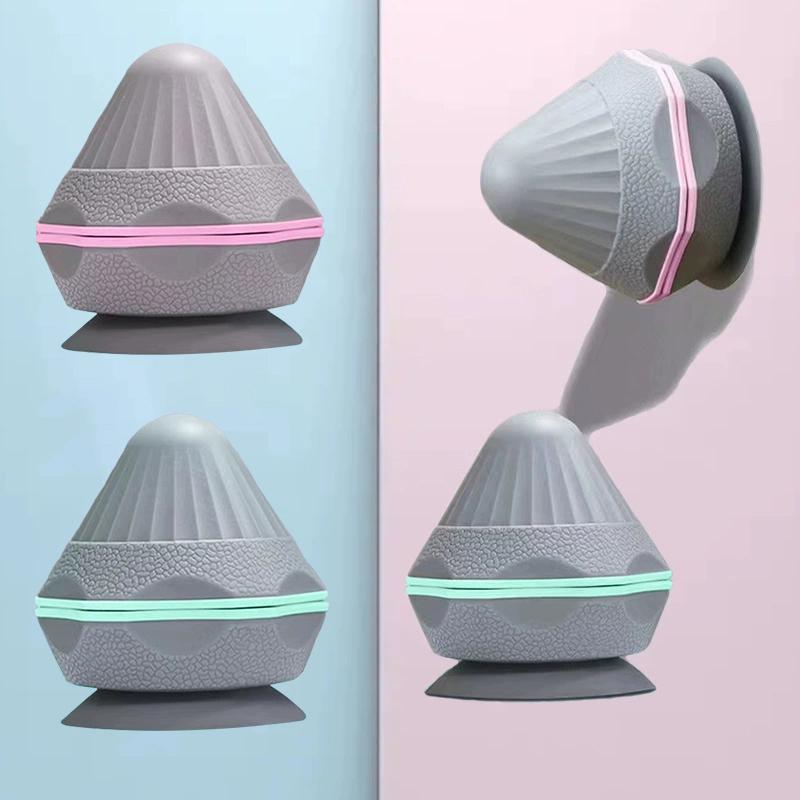 Silicone Massage Cone Solid Adsorption Ball Psoas Thoracic Spine Back Scapula Foot Yoga Muscle Release Massage Apparatu Neck