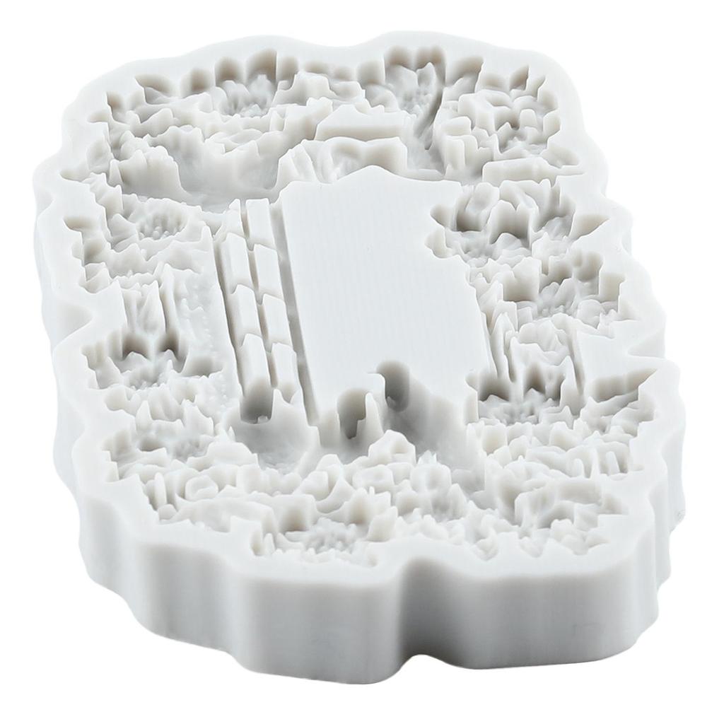 Door Window Silicone Mold Bird Fondant Molds Cake Decorating Tools Theme Cake Dessert Decorated Chocolate Candy Mold