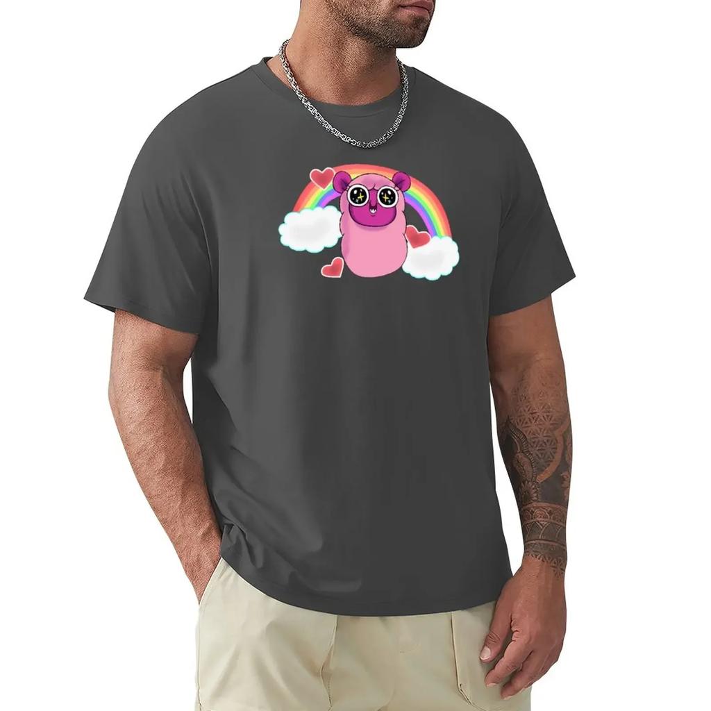 Wammawink plain rainbow T-Shirt tees funnys fitted t shirts for vintage Short sleeve tee graphic t-shirts funny