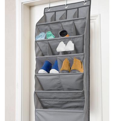 Door Shoe Organizer Hanging Bag Large Capacity Easy Access Simple Installation Versatile