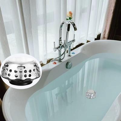 Edelstahl Badewannenfilter Spüle Geruchshemmend Verstopfungshemmend Abflusskorb Stöpsel Springender Kern Auslaufsicher Pop-Up Spülen Sieb