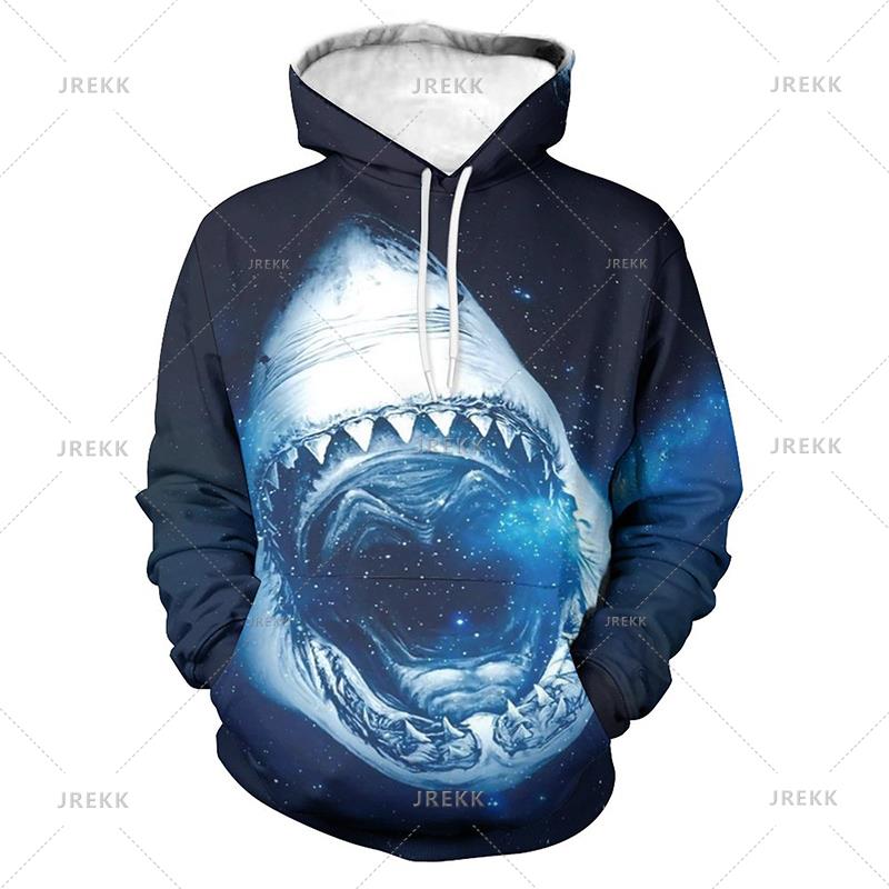 

Китова акула Тварина Худі 3D Друк Чоловічий світшот Оверсайз Пуловер Весна Осінь Мода Топи з довгим рукавом Дитячий одяг 6XL