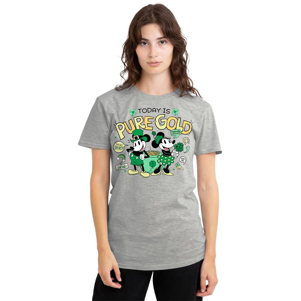 Disney Womens/Ladies Heather St Patricks Day T-Shirt