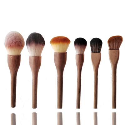 Soft Powder Brush, Flame Highlight Blush, Foundation Brush, Walnut Makeup Brush, Foundation Brush, Loose Powder Brush, Eye Shadow Brush