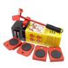 Kit de déplacement d'objets lourds 5 pièces - Ensemble d'outils de transport ménager