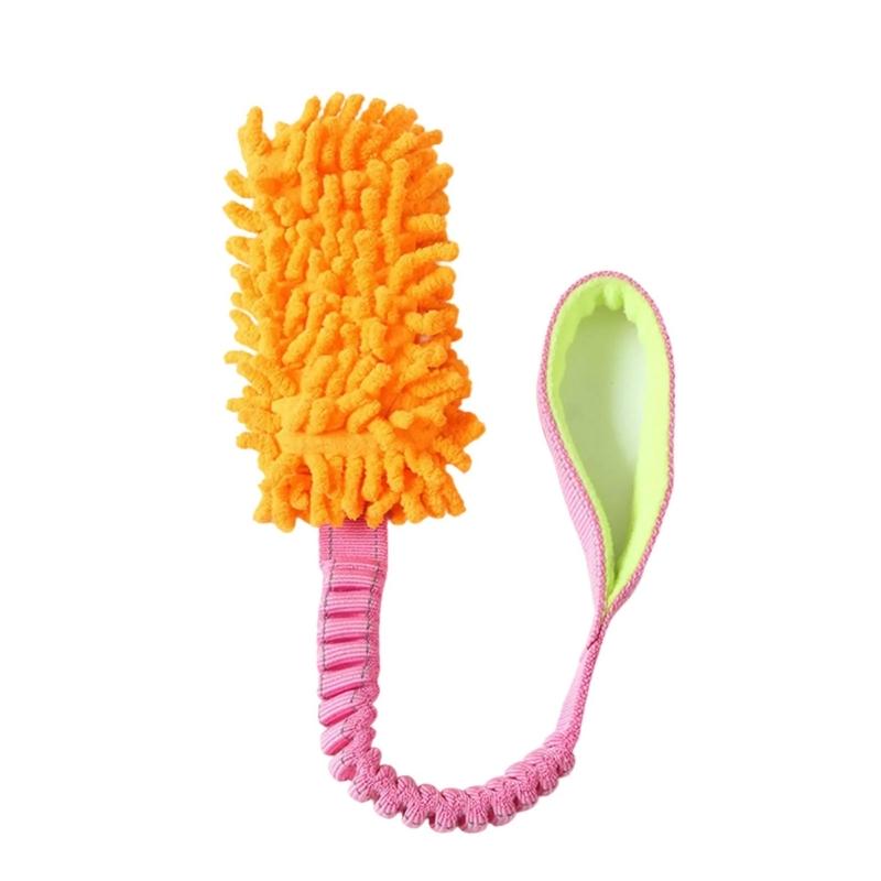 Multifunktionales interaktives Hundezerrspielzeug Plüsch-Beißspielzeug zur Zahnpflege