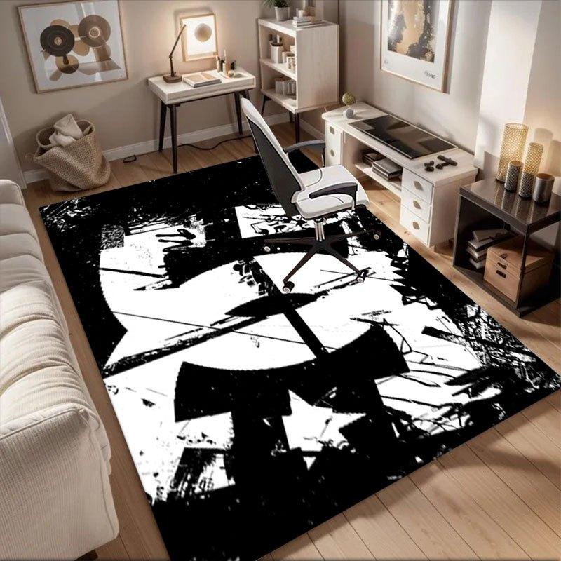 Abstract Graffiti Art Print: Urban Street Style Decor Office Mat Home Decor Gift For Halloween & Christmas LC10 60cm by 90cm