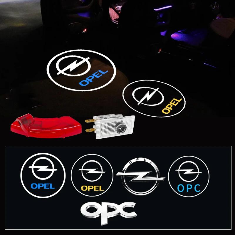 2pcs HD Car Emblem Welcome Lights Auto Door Projector Lamps Accessories For Opel Insignia A B 2009-2017 Antara 2008-2018 RX3