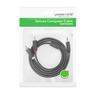 Audio Cable 35mm Minijack Male 2RCA Male 5m Gray