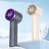 Digital Display Handheld Fan, High-Speed Strong Wind, USB Rechargeable, Silent Portable Cooling Fan for Outdoor/Office