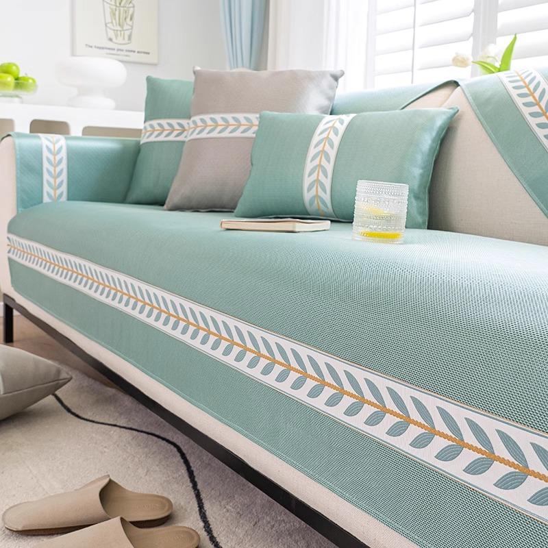 Ice Silk Sofa Cushion Summer Non-Slip Simple Modern Mat Cushion Summer  New All-Inclusive Sofa Cover