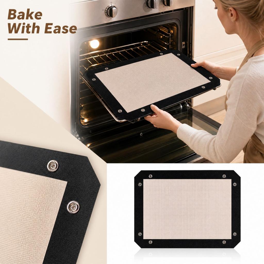 Silicone Oven Liner with Buttons, 30 21, Oven for Baking and Cooking