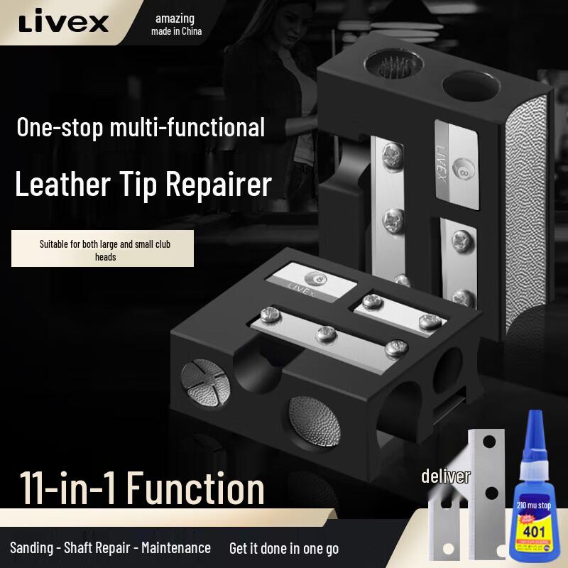 LIVEX 11-in-1 Billiard Cue Repair Tool