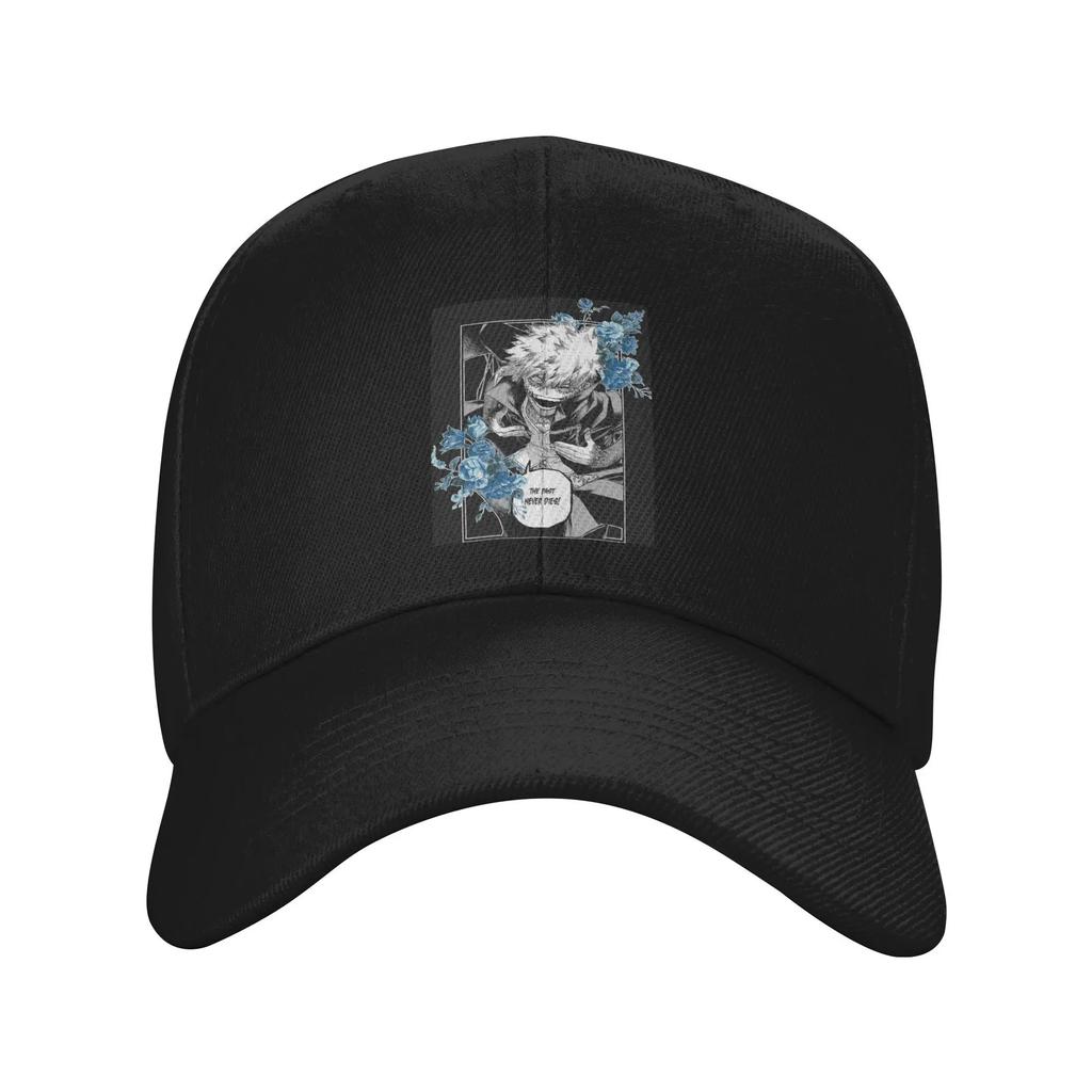 Unisex Baseball Hats My Hero Academia Dabi Anime Blue Flowers Outdoor Streetwear Summer Sports Baseball Caps Casquette Hats
