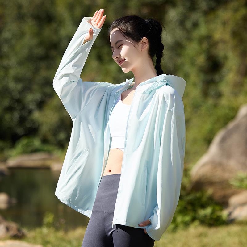 

Unisex Ice Silk UPF50+ Sun Protection Jacket - Lightweight, Breathable, Anti-UV for Men & Women L