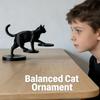 Einzigartige Katzen-Treppensteiger-Statuen 3D-gedruckte Ornamente im nordischen Stil Heimdekoration