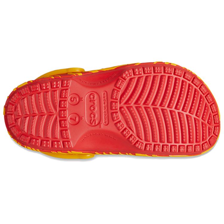 McDonald's x Crocs EVA Happy Classic Comfortable Casual Trend Hole Shoes Unisex Red