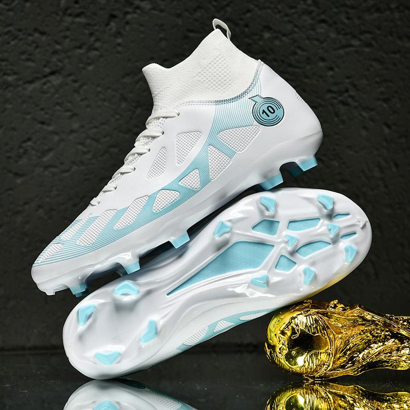 Sneakers World Cup Training Big Kids Competition DingTalk 2025 Long Broken Women's Lawn Soccer Shoes Men's High Top