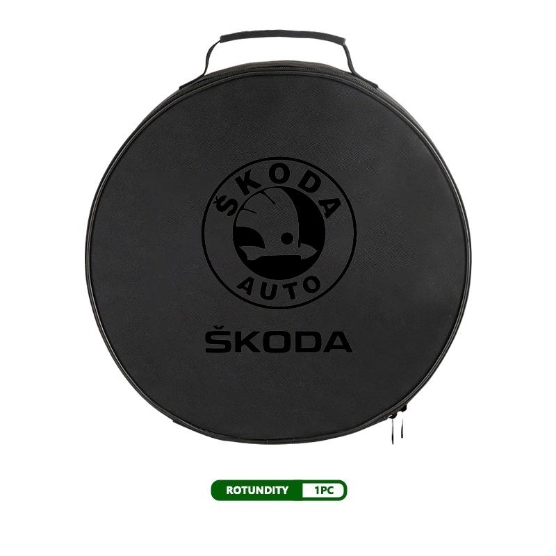 AAABS1 For Skoda Car Charging Cable Rechargeable Gun Storage Bag Kamiq Karoq Octavia 2 3 Rapid Scala Kami Fabia VII VRS