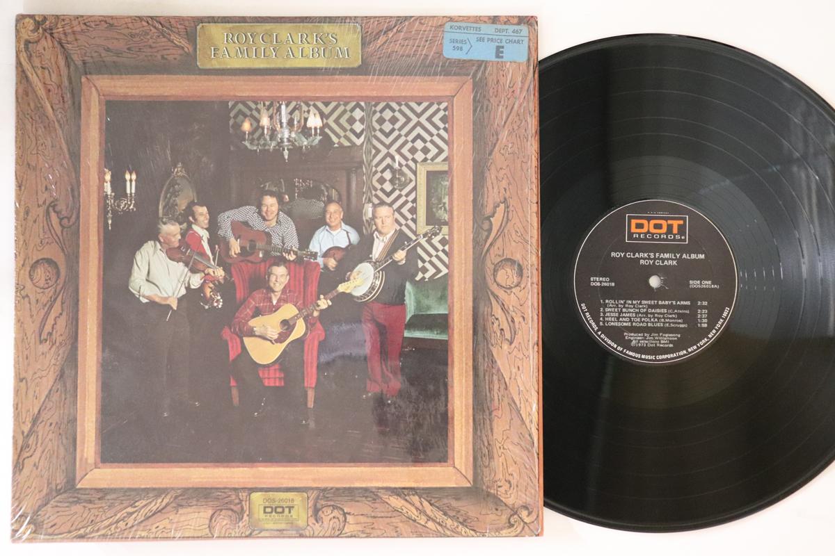 

LP Record ROY CLARK - Roy Clark s Family Album DOS26018 DOT 1973 US Country Used