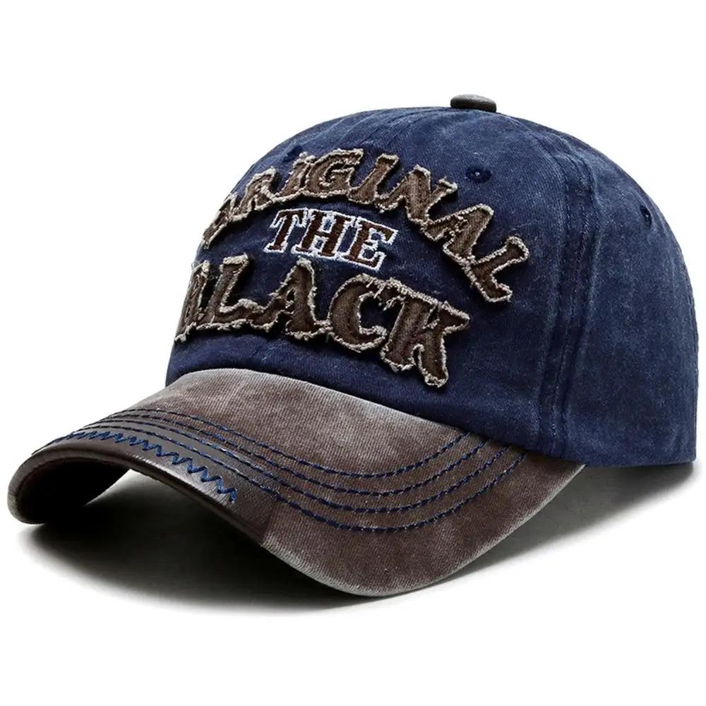 Cotton Embroidery Letter W Baseball Cap Snapback Caps Bone Casquette Hat Distressed Wearing Fitted Hat For Men Custom Hats 2023