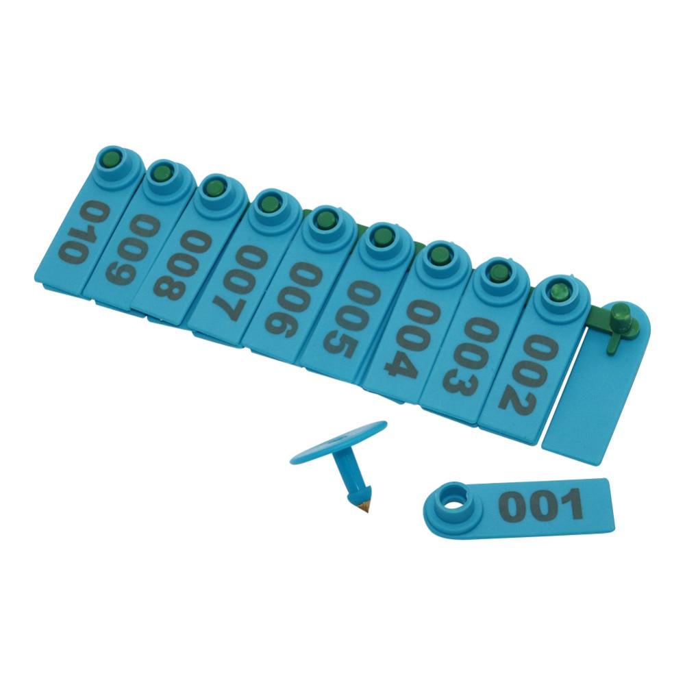 Nr. 1-500 Schaf-Ohrmarken-Schilder mit dem Wort „Ohr“, Lasereingabe, Kupferkopf, Ohrringe, Nutztier-Ausweiskarte