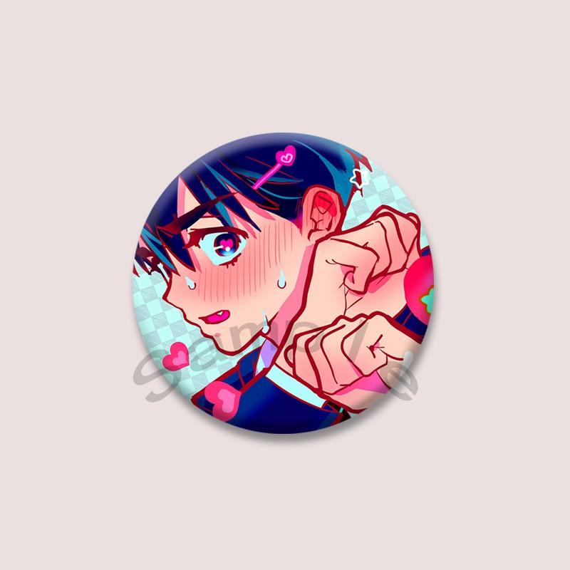 Cute Cartoon Boy Soft Button Pins Alien Stage Ivan Brooches Shirt Backpack Hat Clothing Accessories Fans Collection Badge Gifts