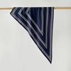 Twill Light Luxury High Sense Simulation Silk Headscarf Waist Triangle Scarf Silk Scarf Multi-Function
