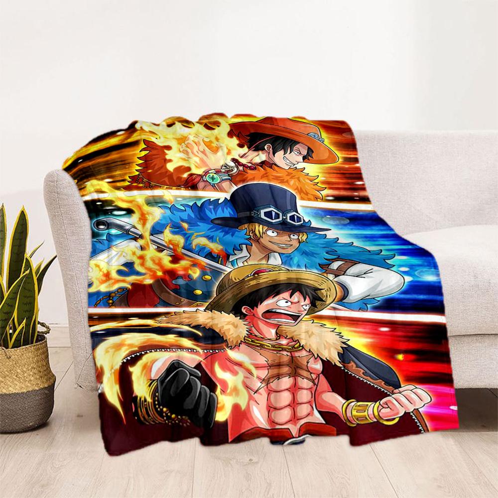 One Piece Adventure Suitable Blanket for Offices, Travel, Living Rooms Also a Good Gift for Friends and Family Suitable for All Seasons.