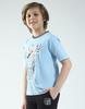 Monte Carlo Boy's Regular Fit Printed Half Sleeve T-Shirt