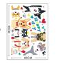 New Cute Animal Dog Wall Stickers Children Room Decoration Background Wall Sticker