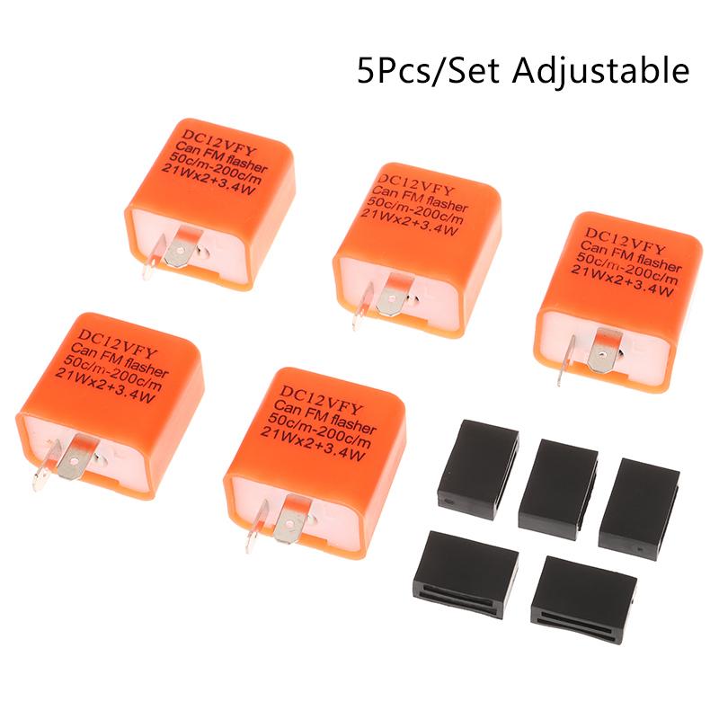 NewMotorcycle Accessories LED Turn Signal Controller Electric Vehicle Relay Indicator Light Flasher Adjustable Speed