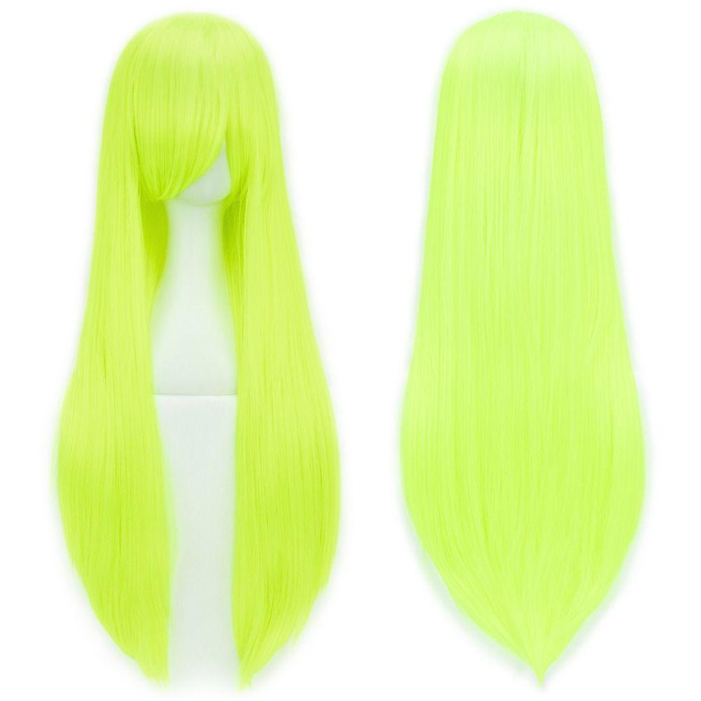 Heat Resistance Long Synthetic Hair Layered Anime Straight Hairpiece Costume
