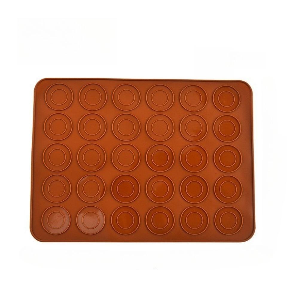 

Macaron Baking Silicone Mold 30 Holes Non Stick DIY Cake Bakeware Mold for Macarons Chocolate Cupcakes Candy Making Baking Tools