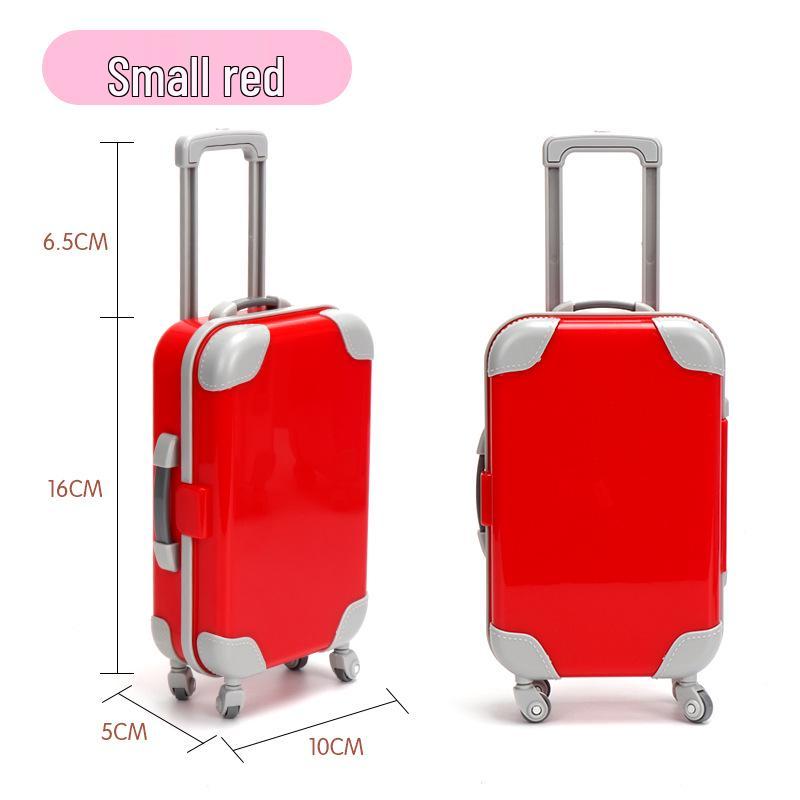 Compact Trolley Case: Portable Desktop Storage for Cosmetics, Eyelashes, and Ornaments – Large Capacity, Durable, Solid Color.