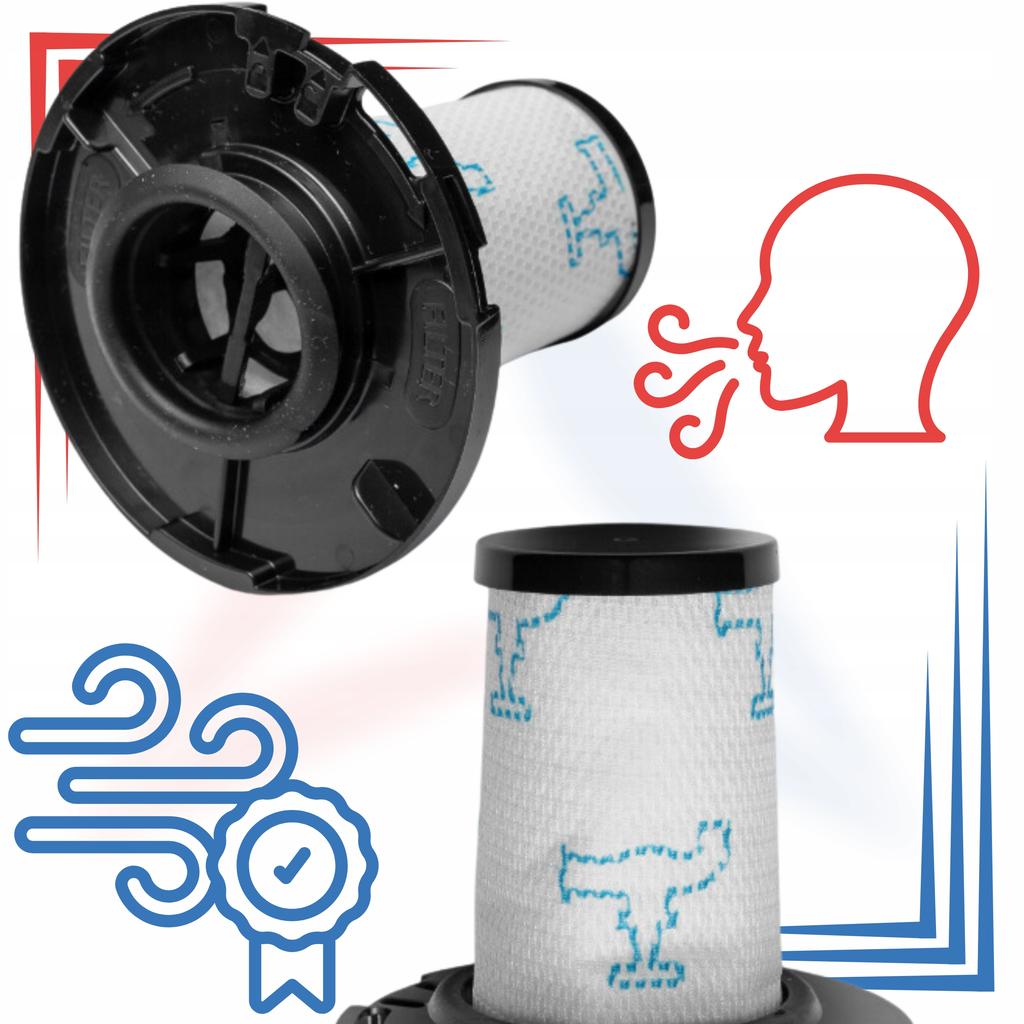 Filter For Tefal X-Force Flex 11.60 12.60 14.60 15.60 Rowenta X-Force Flex