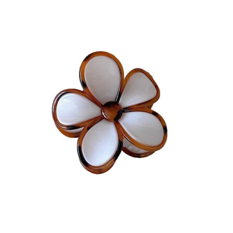 Retro Flower Clips High-end Shark Clips Half-tied Hair Clips Frellia Hair Clips Ponytail Clips