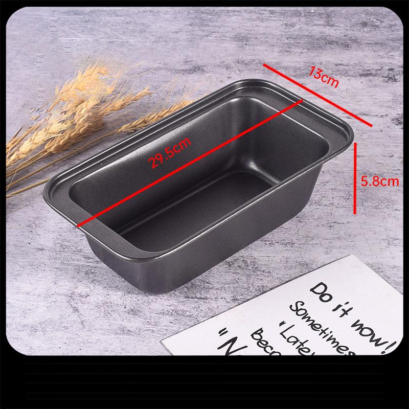Molde Antiadherente para Hornear Pan de Molde Acero al Carbono Molde para Pan Tostado Lata Cocina Rectangular Utensilio para Hornear para Brownies Pastel de Carne