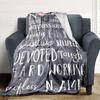 Nurse Traits And Qualities Multipurpose Personalized Blanket Personalized Text Ultrasoft Versatile For Sofa Couch Office Bed Picnics For All Occasions