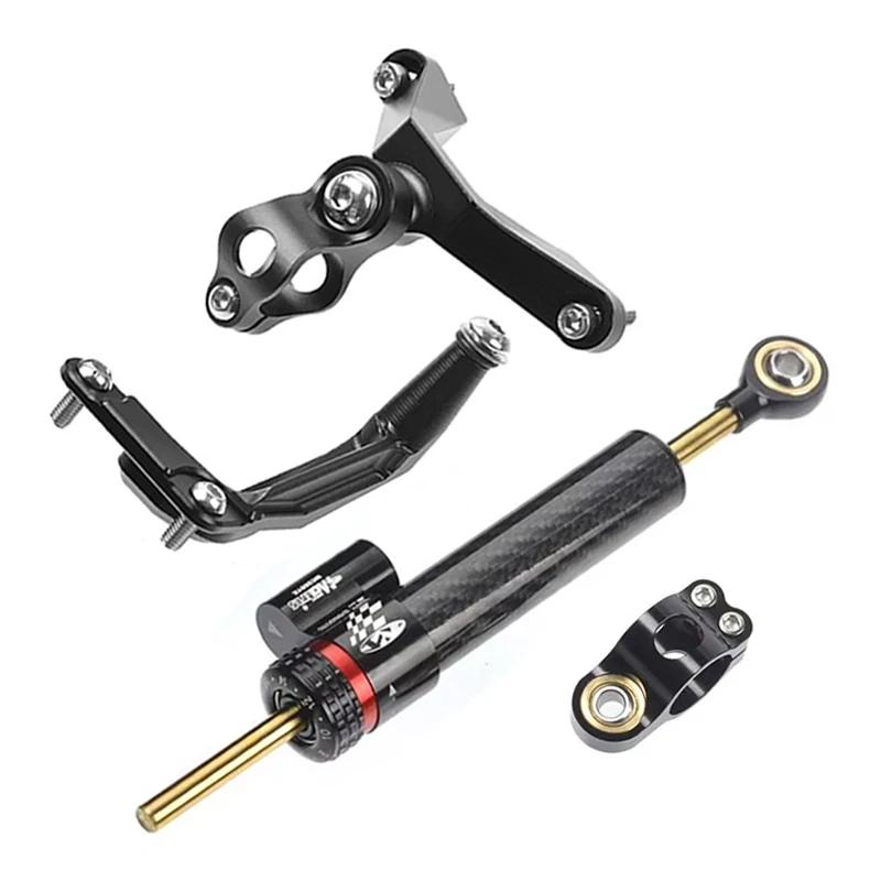 For KAWASAKI Ninja ZX6R ZX-6R 2024 CNC Motorcycle Stabilizer Steering Damper Mounting Bracket Support Kit