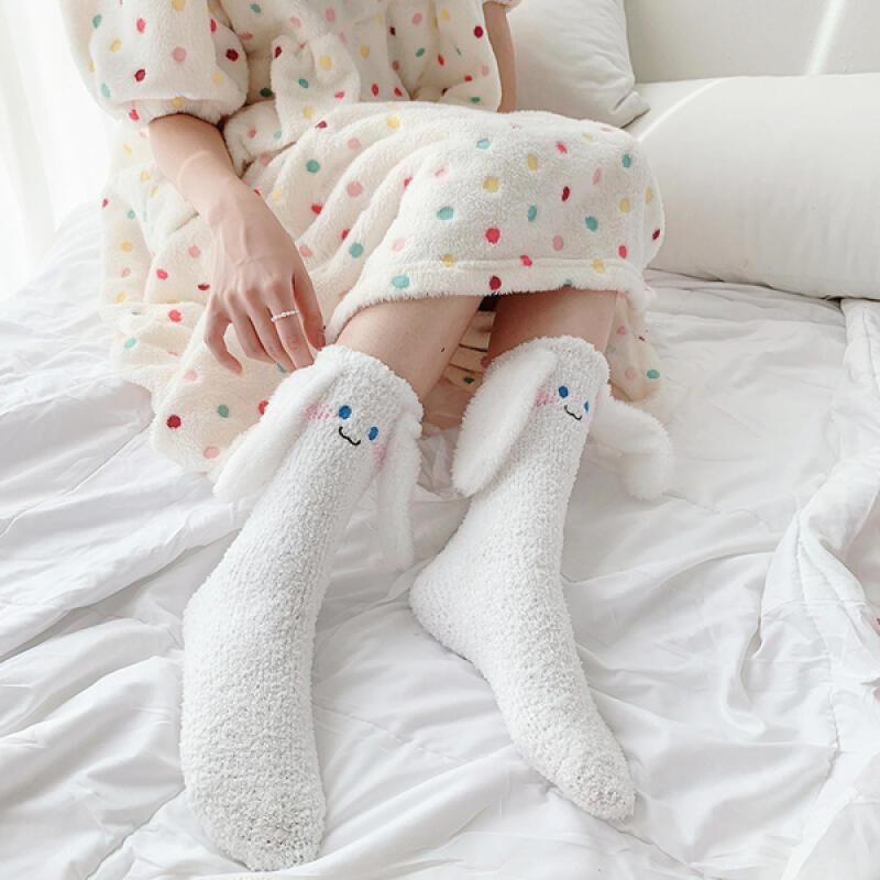 Pirico Cute Bunny Warm Winter Sleep Socks Option 2