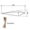 Metal Geometric Hanging Air Plant Holder Rack Air Pineapple Iron Hanging Support