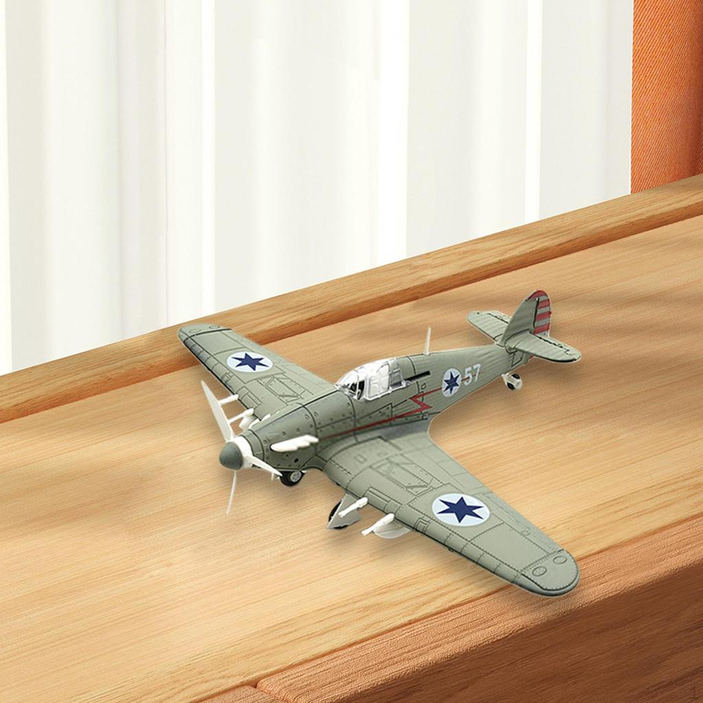 1:48 Fighter Building Kits Aircraft Model Birthday Gift for Kids Adults Table Decoration DIY
