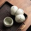 1 Pc Chinese Vintage Ice Crack Glaze Tea Cup Handmade Porcelain Tea Bowl Master Teacup Personal Meditation Cup Teaware 130ml